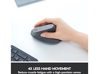 Logitech MX Vertical Trådløs BluetoothMus Ergonomi