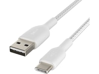 Belkin USB-A til USB-C kabel 2m (hvit) USB-kabler