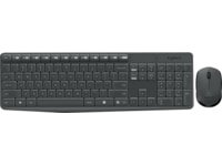 Logitech MK235 trådløst tastatur- og mussett grå Mus & tastatur -kombipakker