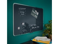 Leitz Cosy Glasstavle - magnetisk whiteboardtavle 60x40 cm -fløyelsgrå Whiteboardtavler
