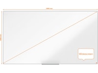 Nobo Whiteboard Impression Pro Widescreen 85" emaljert magnetisk tavle Whiteboardtavler