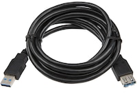 USB-A Skjøtekabel 15m (sort) USB-kabler