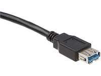 USB-A Skjøtekabel 15m (sort) USB-kabler