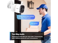 TP-Link Tapo C310 WiFi utendørs overvåkningskamera (hvit) Overvåkningskameraer