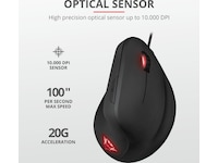 Trust GXT 144 Rexx Ergonomisk Gamingmus (sort) Gamingmus