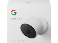 Google Nest Kamera -utendørs/innendørs, batteri (hvit) Overvåkningskameraer