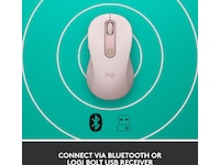 Logitech Signature M650 Large trådløs mus Rosa Mus