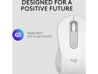 Logitech Signature M650 Large trådløs mus Offwhite Mus