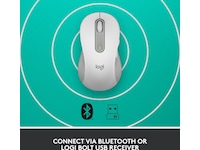 Logitech Signature M650 Large trådløs mus Offwhite Mus