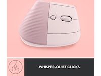Logitech Lift Vertikal mus (dark rose) Mus