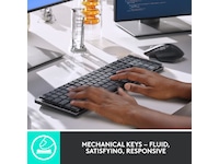 Logitech MX Mechanical Wireless Clicky (graphite) Tastatur