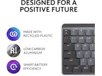 Logitech MX Mechanical Wireless Clicky (graphite) Tastatur