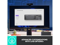 Logitech MX Mechanical Wireless Clicky (graphite) Tastatur