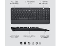 Logitech Signature MK650 Combo for Business (graphite) Tastatur