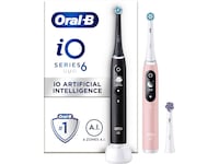 Oral-B iO6 Elektrisk Tannbørste (sort lava & pink sand) Elektriske tannbørster