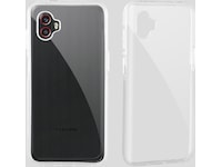 iiglo Galaxy Xcover 6 Pro Silikondeksel (gjennomsiktig) Deksel til mobiltelefon