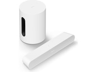Sonos Ray Lydplanke (hvit) + Sub Mini Lydplanker