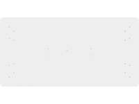 iiglo Skrivebordsplate 150cm (hvit) Bordplate