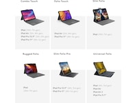 Logitech iPad 10,9" / 11" Combo Touch Tastaturdeksel (oxford grey) Deksel til nettbrett