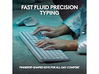 Logitech MX Keys S trådløst tastatur (pale grey) Tastatur