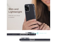 iiglo iPhone 15 Pro Max Silikondeksel (gjennomsiktig) Deksel til mobiltelefon