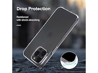 iiglo iPhone 15 Pro Max Silikondeksel (gjennomsiktig) Deksel til mobiltelefon