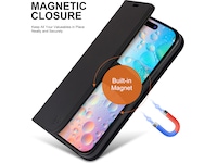 iiglo iPhone 15 Plus Lommebokdeksel (sort) Deksel til mobiltelefon