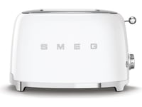 Smeg TSF01WHEU Brødrister for 2 skiver (hvit) Brødristere