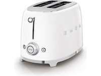 Smeg TSF01WHEU Brødrister for 2 skiver (hvit) Brødristere