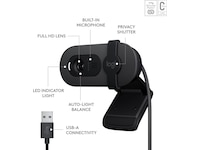 Logitech Brio 100 Full HD webkamera (graphite) Webkamera