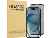 iiglo iPhone 16 Plus / 15 Plus 3D Privacy Skjermbeskytter Skjermbeskyttelse
