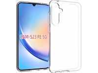 iiglo Galaxy S23 FE Silikondeksel (gjennomsiktig) Deksel til mobiltelefon