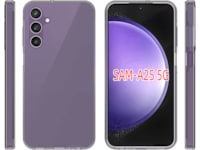 iiglo Samsung Galaxy A25 Silikondeksel (gjennomsiktig) Deksel til mobiltelefon