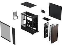 Fractal Design North XL TG Dark Mid Tower (sort) Midi tower