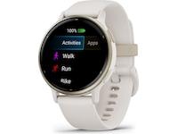 Garmin vivoactive 5 AMOLED Smartklokke (ivory/cream gold) -B-Grade Demo klokker