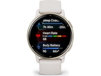 Garmin vivoactive 5 AMOLED Smartklokke (ivory/cream gold) -B-Grade Demo klokker