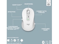 Logitech Signature Slim Combo MK950 (off-white) Mus & tastatur -kombipakker