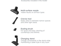 Electrolux Clean 500 Trådløs støvsuger (grå) Trådløse støvsugere