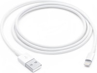 Apple USB-A til lightning kabel 1m (hvit) USB-kabler