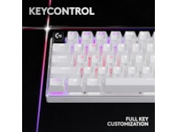 Logitech G Pro X 60 Lightspeed Tactile trådløst gamingtastatur (hvit) Gamingtastatur