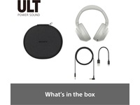 Sony ULT WEAR trådløse hodetelefoner Over-Ear med mic (hvit) Hodetelefoner