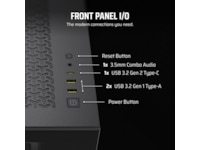 Corsair 3500X Tempered Glass Mid-Tower (sort) Midi tower