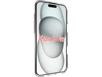 iiglo iPhone 16 Plus Silikondeksel (gjennomsiktig) Deksel til mobiltelefon