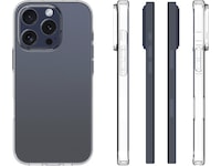iiglo iPhone 16 Pro Silikondeksel (gjennomsiktig) Deksel til mobiltelefon