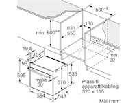Siemens iQ100 HB510ABR0S Integrert Stekeovn Stekeovn