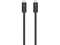 Apple Thunderbolt 4 Pro kabel 3m (sort) Adapter og kabel