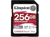 Kingston Canvas React Plus V60 256GB Minnekort til foto & video