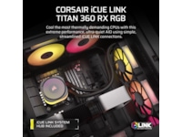 Corsair iCUE LINK Titan 360 RX RGB AIO Kjøler (sort) CPU - Vannkjøling