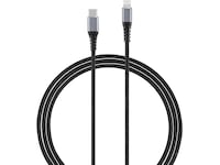 Andersson Flettet USB-C til Lightning kabel 1,5m (sort) USB-kabler