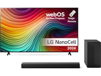 LG 55'' NANO 81 4K TV (2024) 55NANO81T6A + Lydplanke 50 - 59 tommer TV
